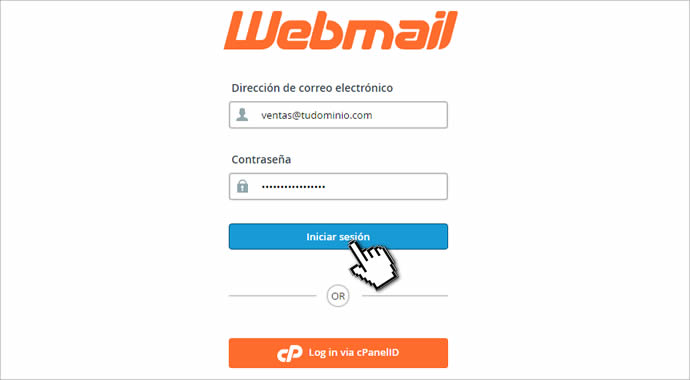 acceder al webmail de hosting
